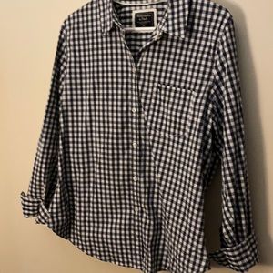 Abercrombie and Fitch. Gingham dress shirt